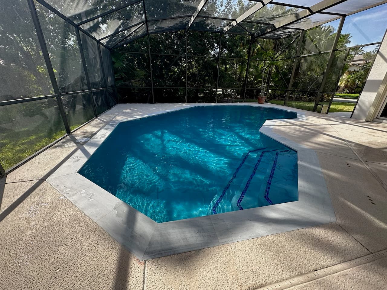 Pool renovation and outdoor living project photo 15 - Blue Clair Pool South Florida
