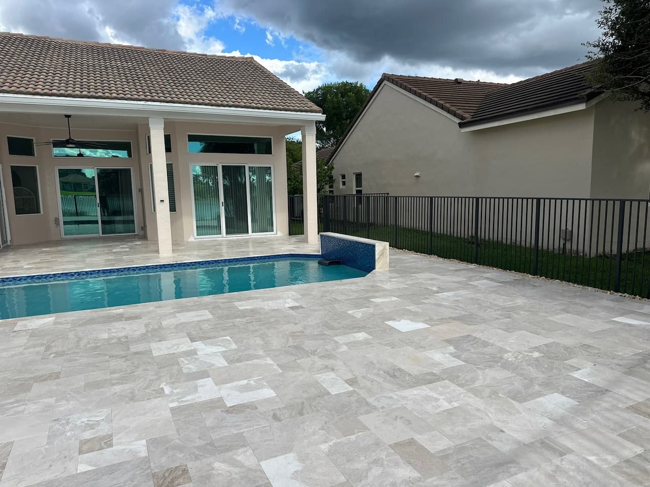 Pool renovation and outdoor living project photo 31 - Blue Clair Pool South Florida
