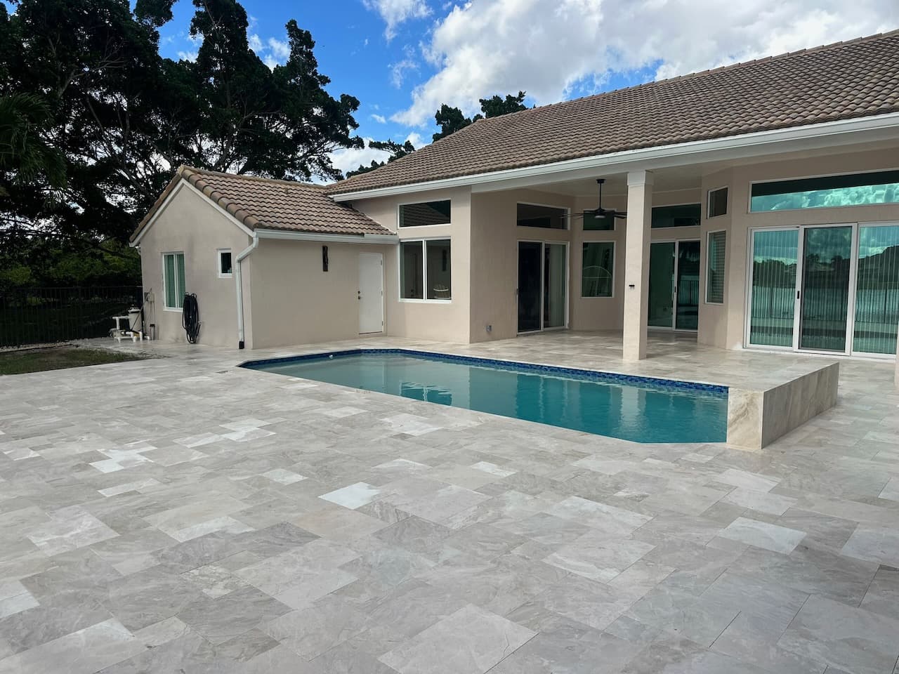Pool renovation and outdoor living project photo 32 - Blue Clair Pool South Florida