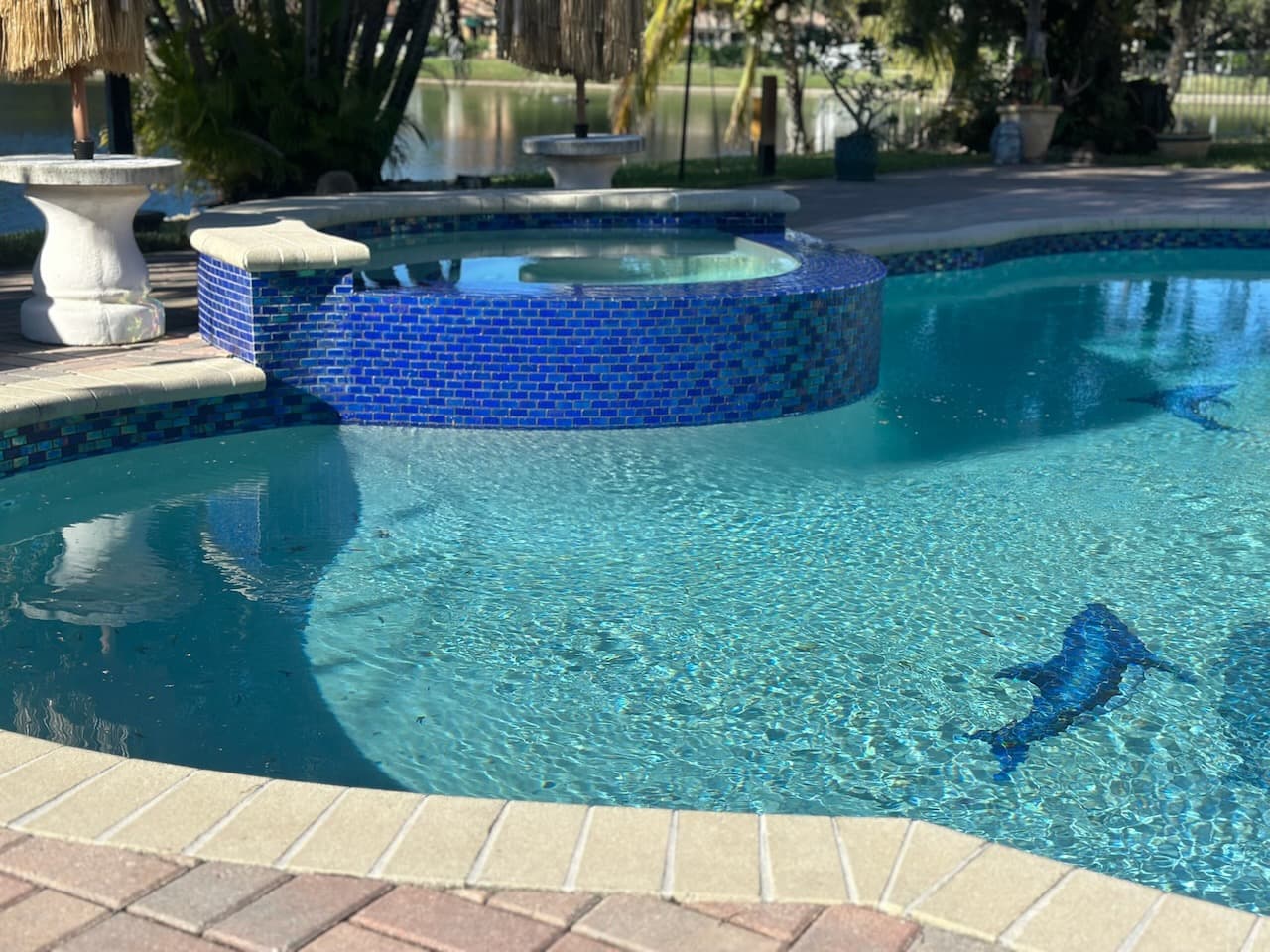 Pool renovation and outdoor living project photo 39 - Blue Clair Pool South Florida