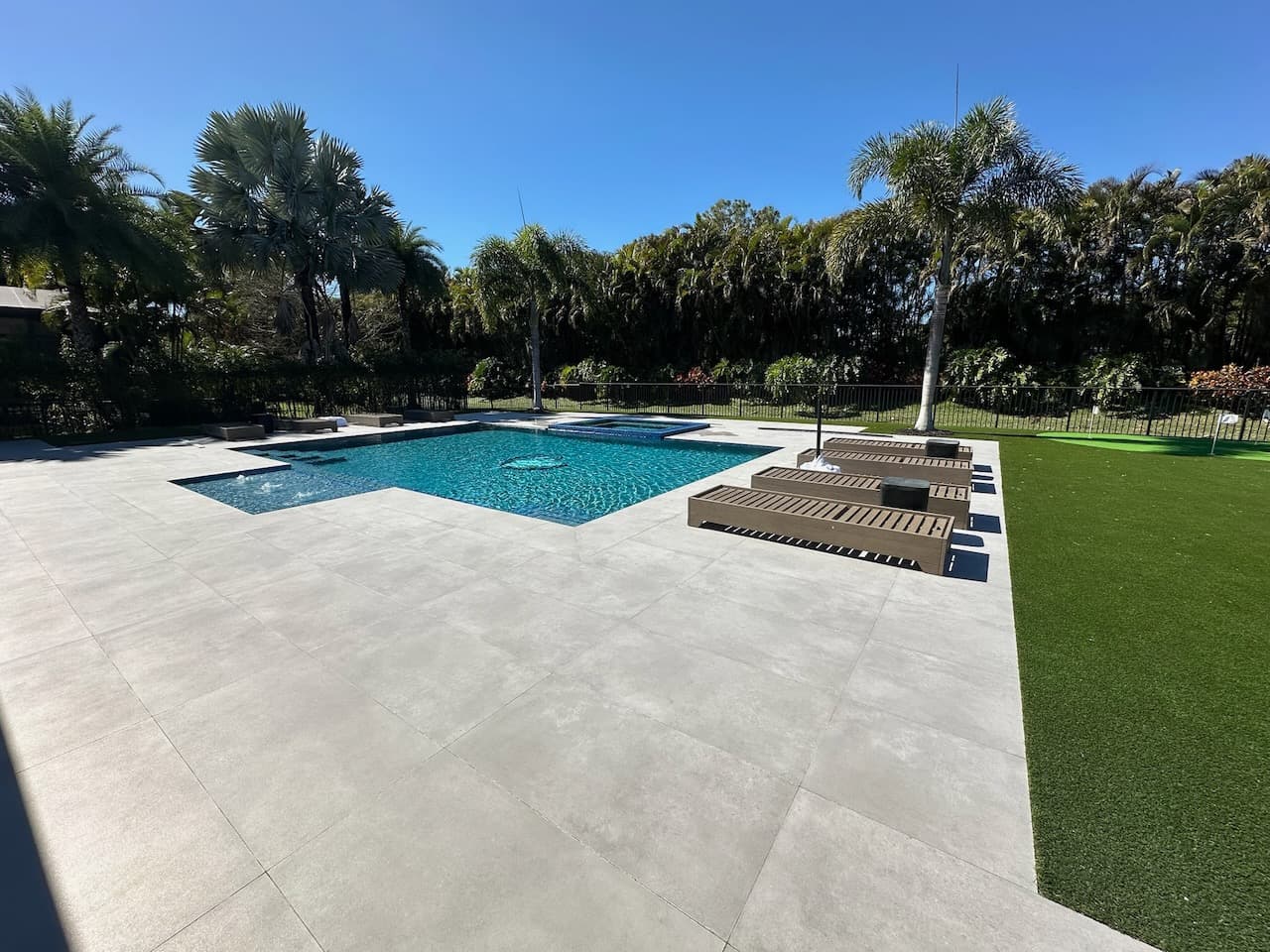 Pool renovation and outdoor living project photo 41 - Blue Clair Pool South Florida